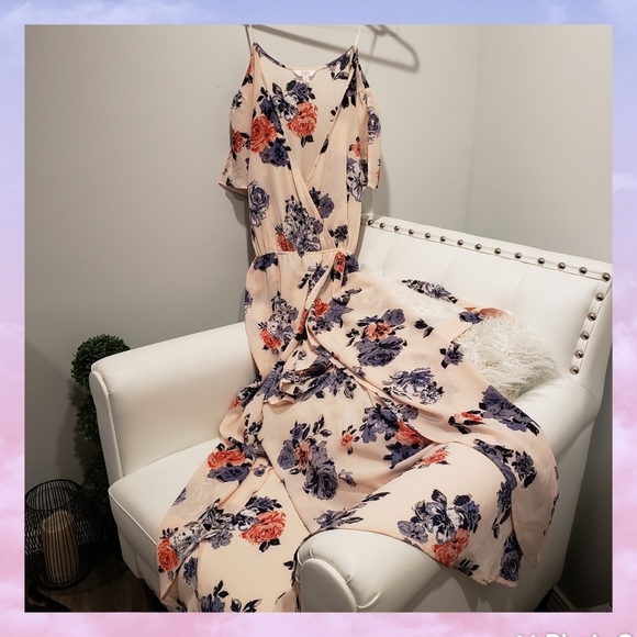 Candies medium dress maxi blush Easter romper - Picture 2 of 6